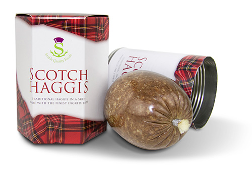 scotch haggis in a tin
