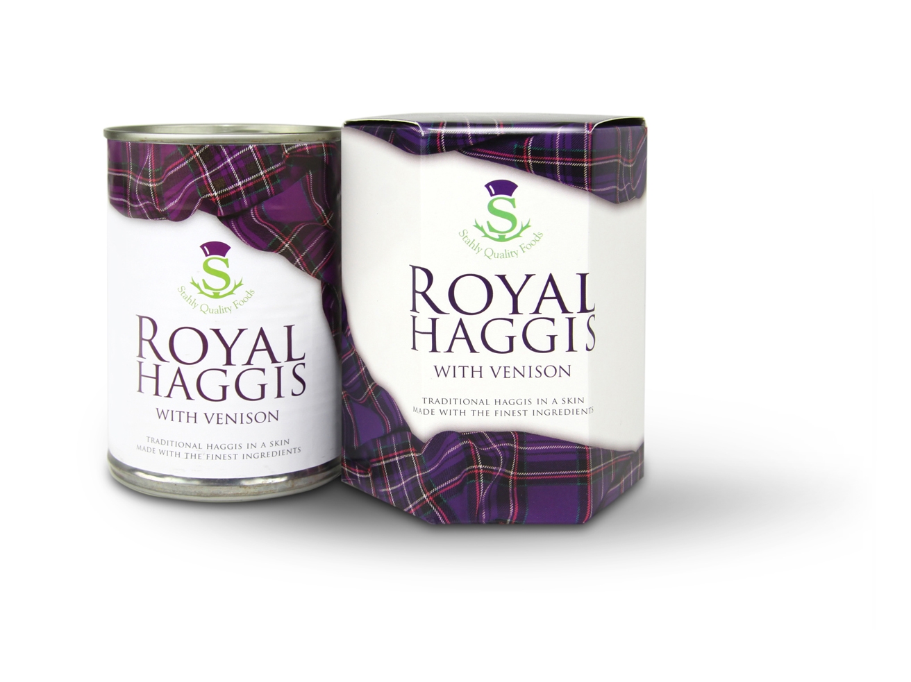Royal Haggis in a skin - made with venison